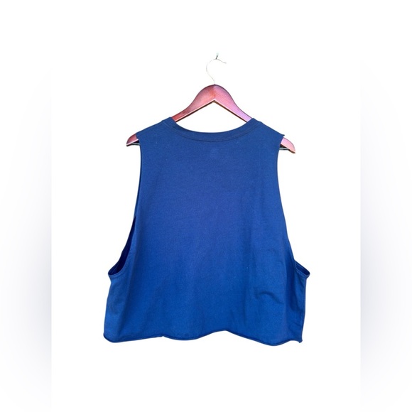 Men’s Patriotic Fourth Of July American Cropped Muscle Tank Top size 2XL Eagle - Picture 3 of 5